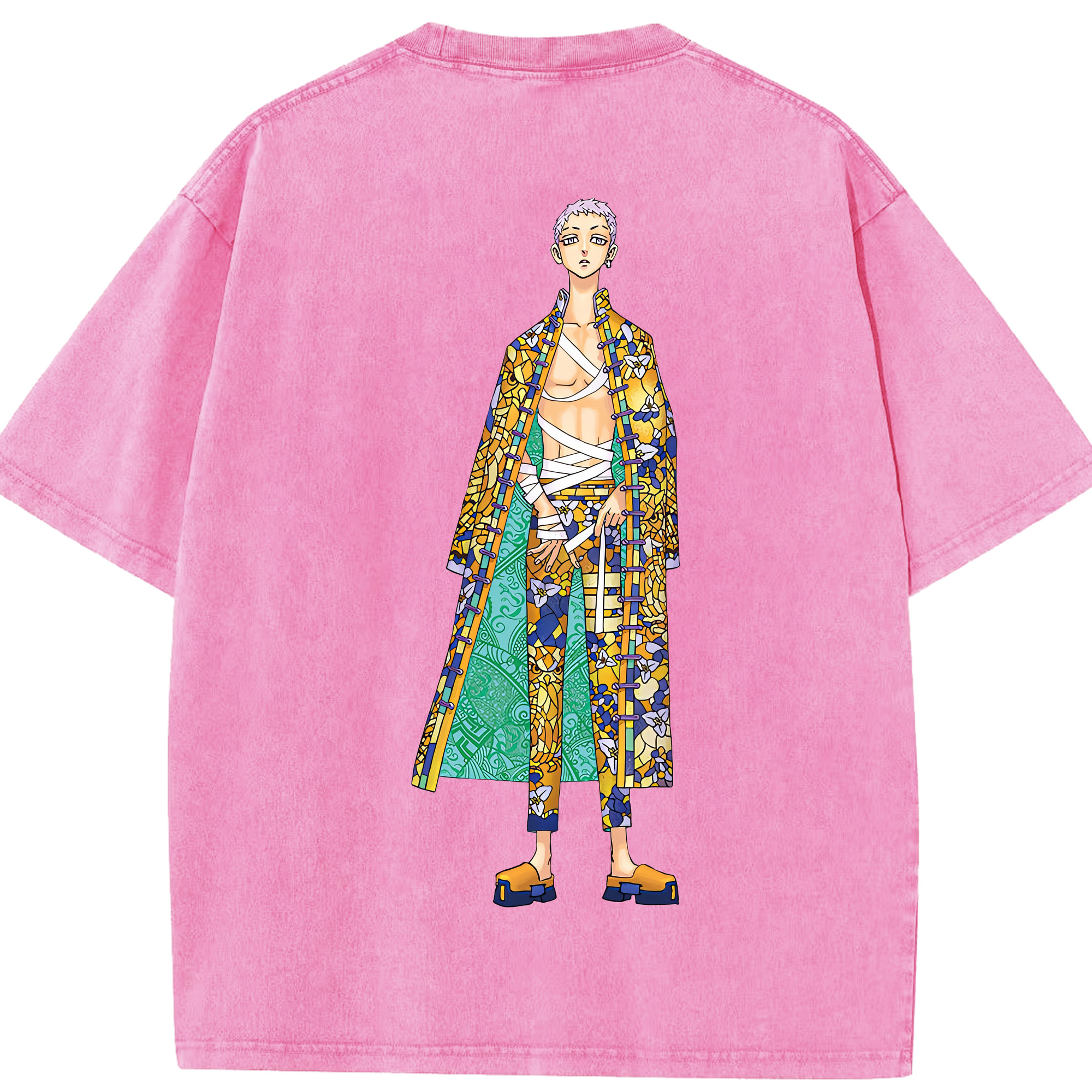 （画像用） 東京リベンジャーズ Tokyo Revengers 綿100% ヴィンテージ風 半袖Tシャツ（背面プリント）
